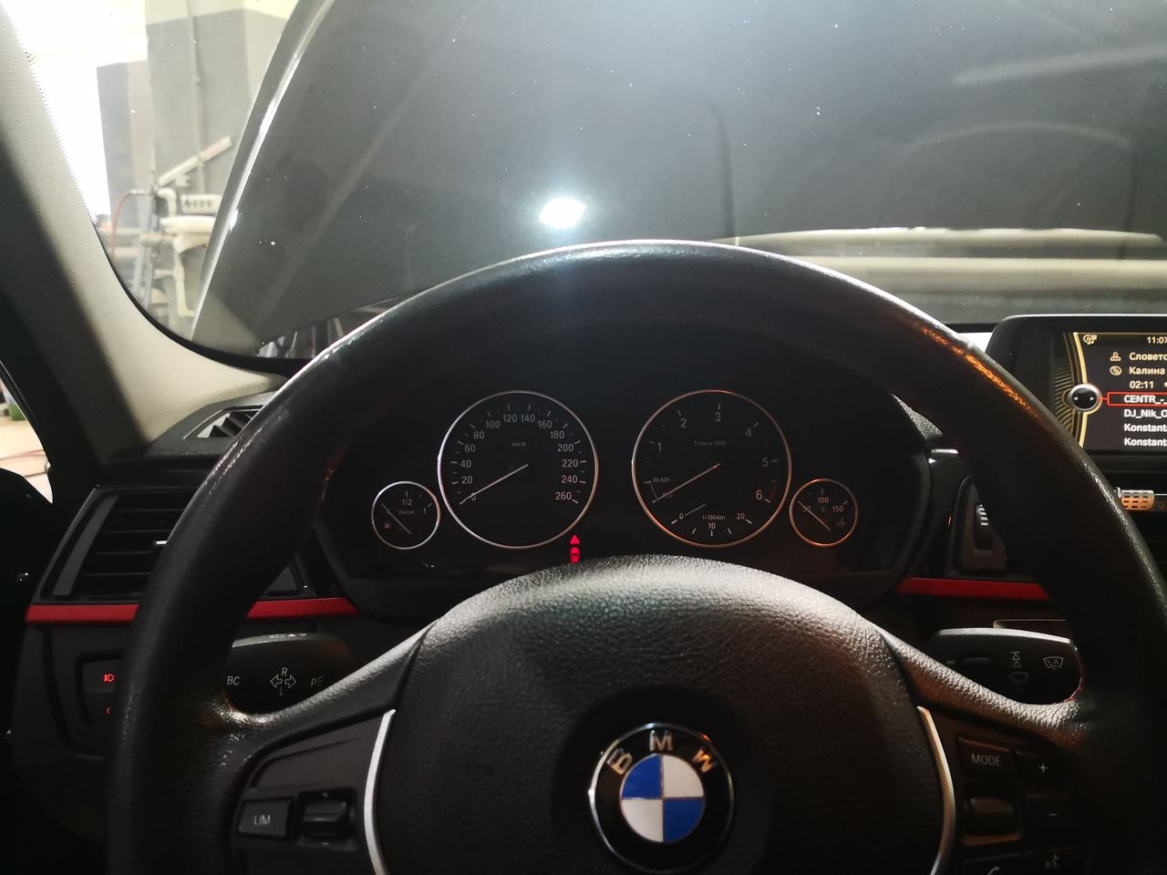 Старая панель приборов, BMW F30