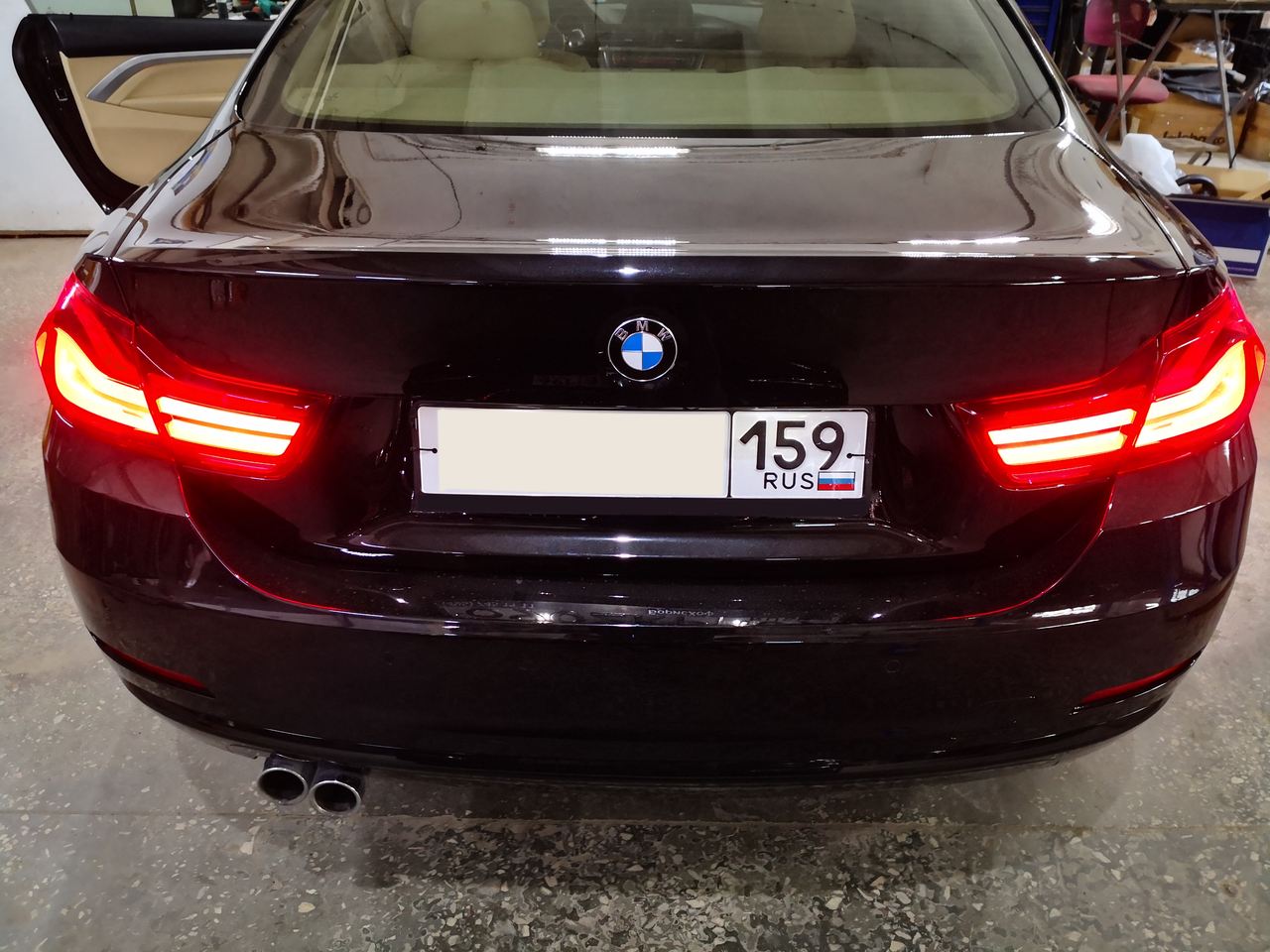 задние фонари рестайл, BMW F32