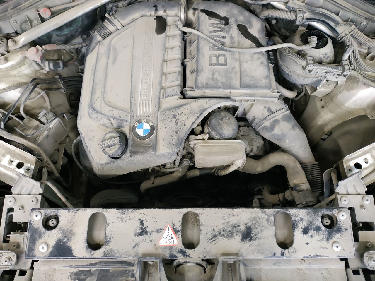 сняли радиатор, BMW X4
