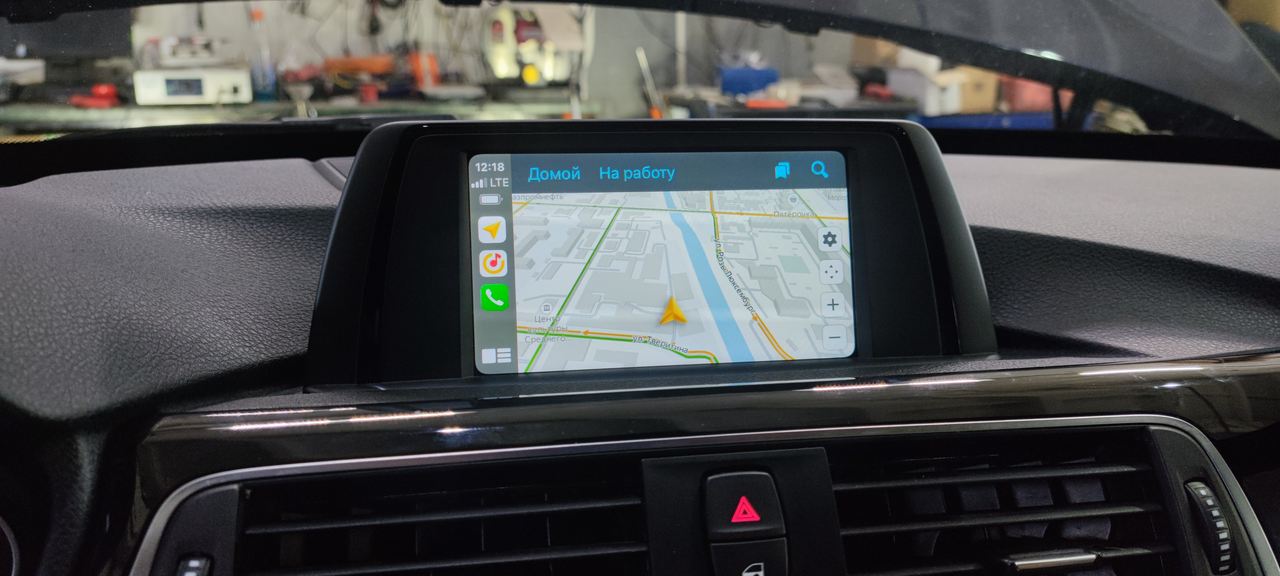 Навигация iPhone в головном устройстве F34