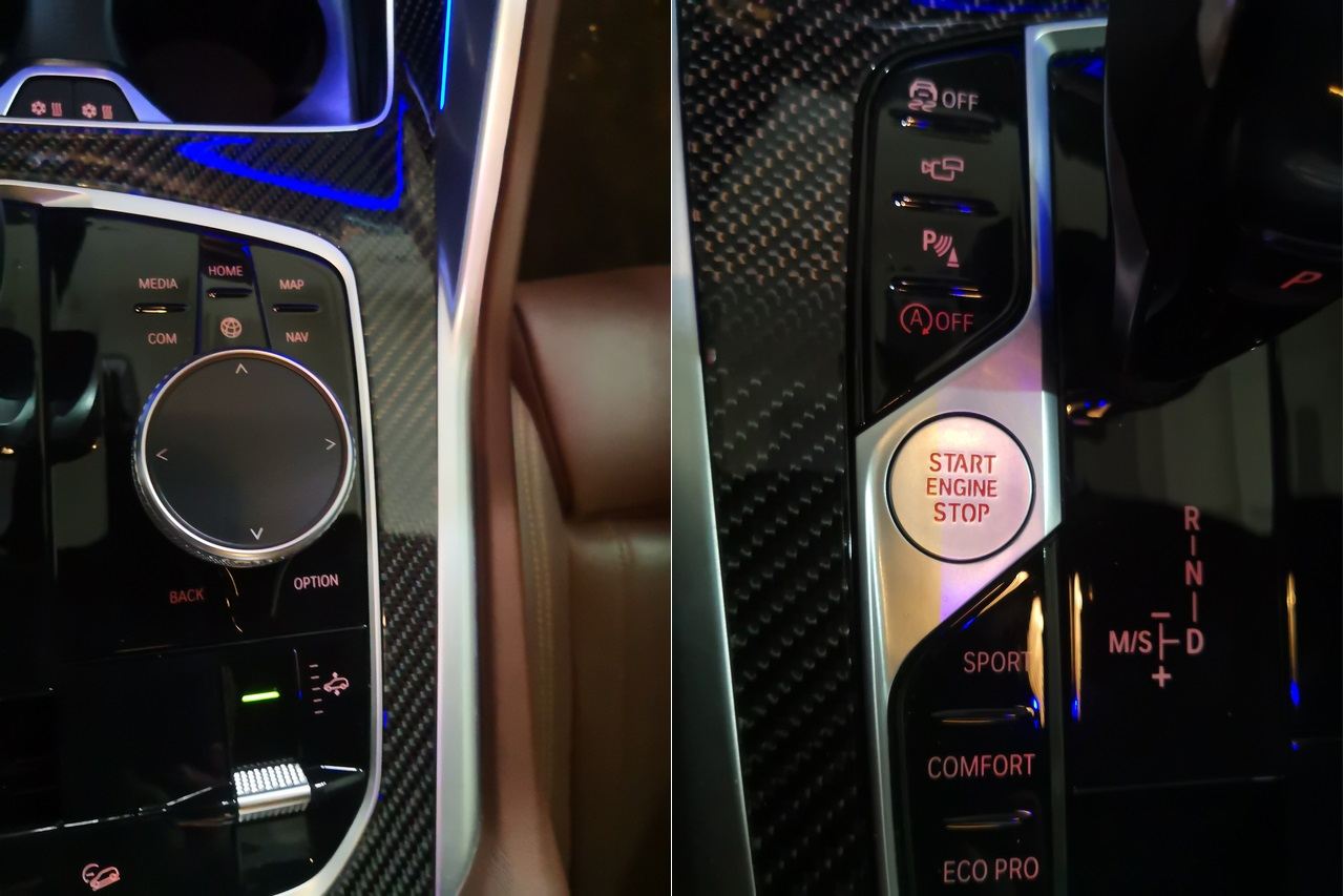 Стоковая шайба iDrive и кнопка Старт-стоп, BMW G06