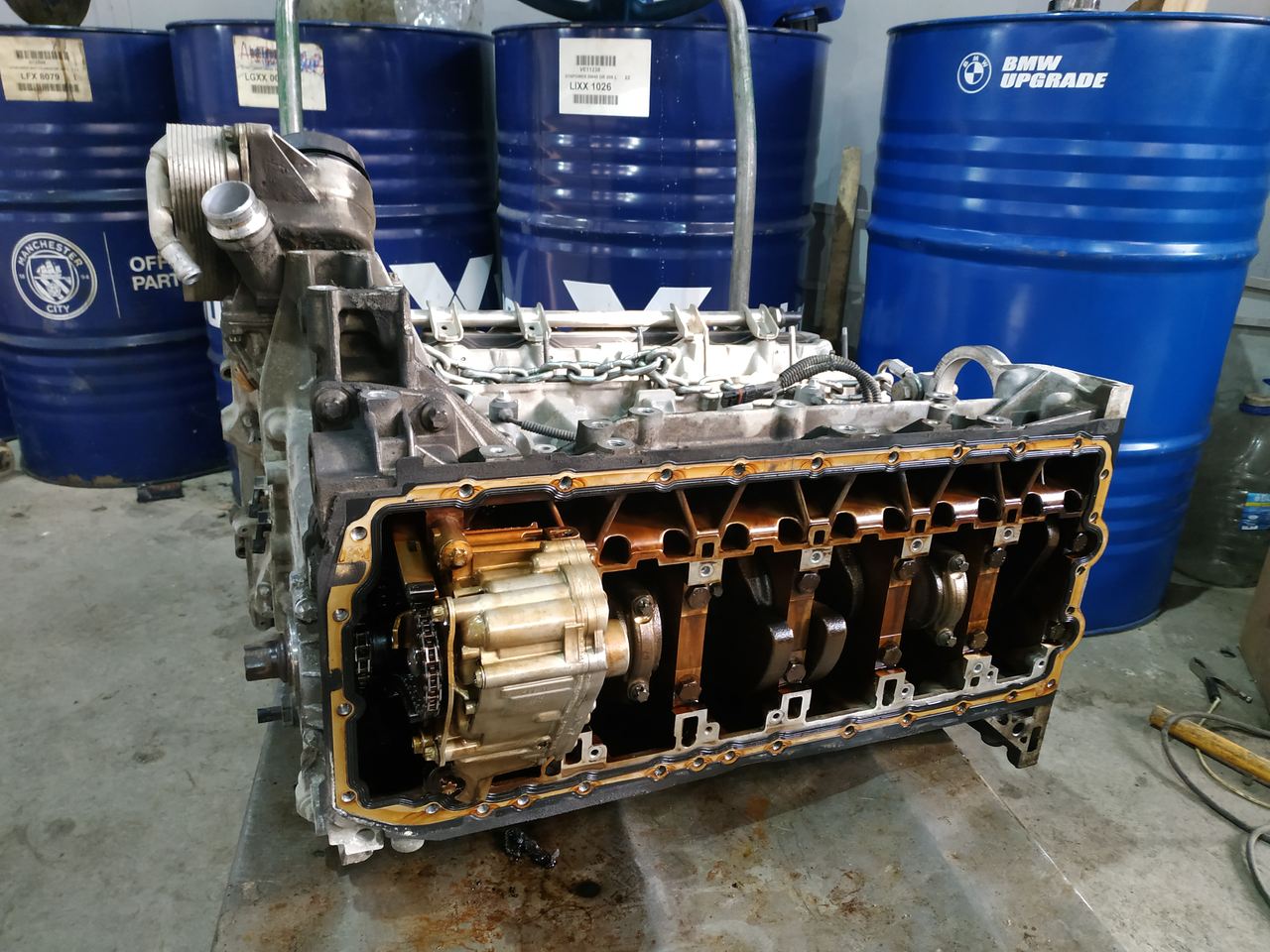 Старый двигатель N55