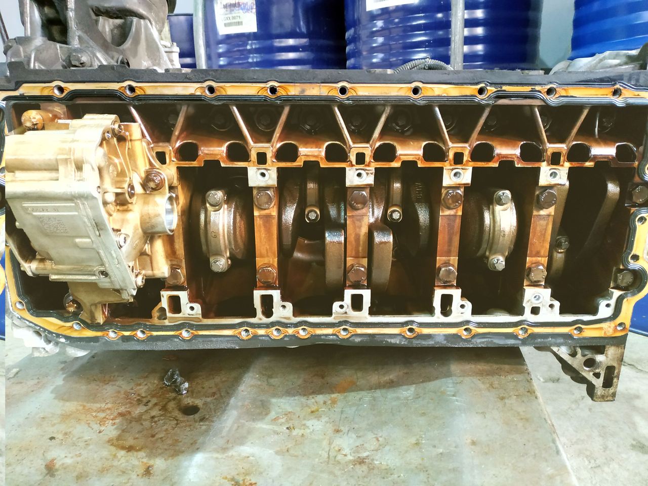 отказавший двигатель старый N55