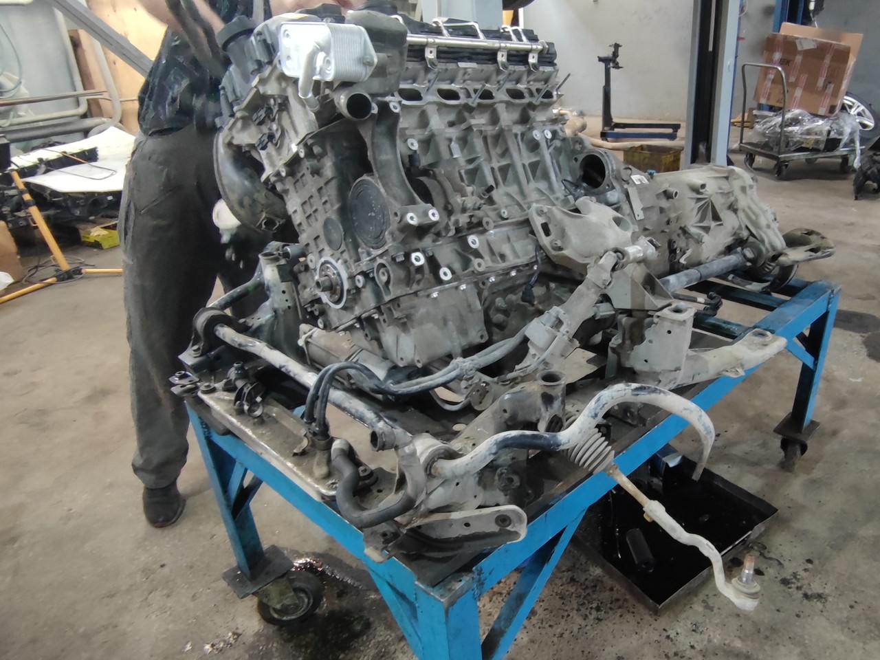 замена двигателя N55B30