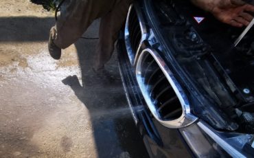 bmw f30 320i 2016, промывка радиаторов