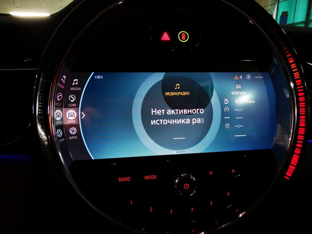 головное устройство MINI Cooper F57 из Кореи на русском языке